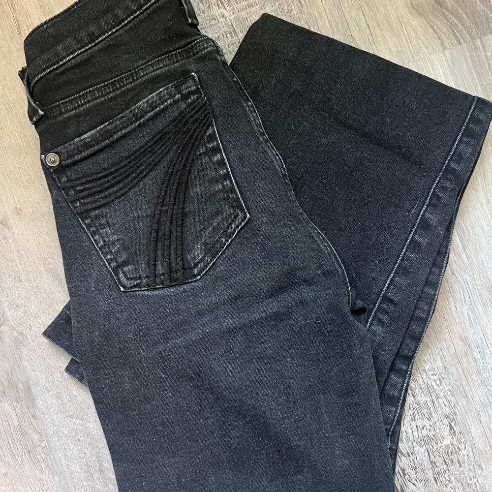 7 For All Mankind Black Dojo Jeans